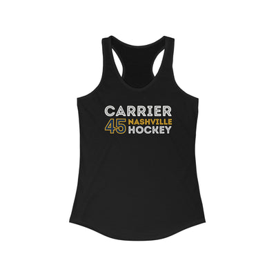 Carrier 45 Nashville Hockey Grafitti Wall Design Women's Ideal Racerback Tank Top