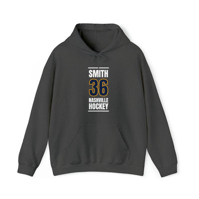 Smith 36 Nashville Hockey Navy Blue Vertical Design Unisex Hooded Sweatshirt