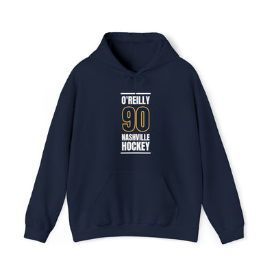 O'Reilly 90 Nashville Hockey Navy Blue Vertical Design Unisex Hooded Sweatshirt