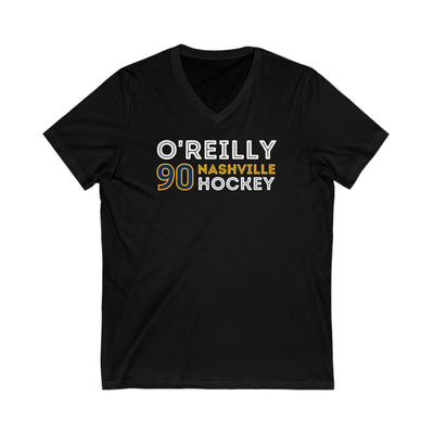 O'Reilly 90 Nashville Hockey Grafitti Wall Design Unisex V-Neck Tee