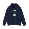 Lauzon 3 Nashville Hockey Navy Blue Vertical Design Unisex Hooded Sweatshirt