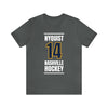 Nyquist 14 Nashville Hockey Navy Blue Vertical Design Unisex T-Shirt