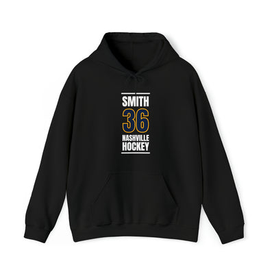Smith 36 Nashville Hockey Navy Blue Vertical Design Unisex Hooded Sweatshirt