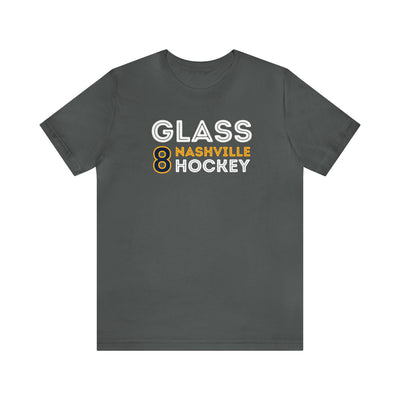Glass 8 Nashville Hockey Grafitti Wall Design Unisex T-Shirt