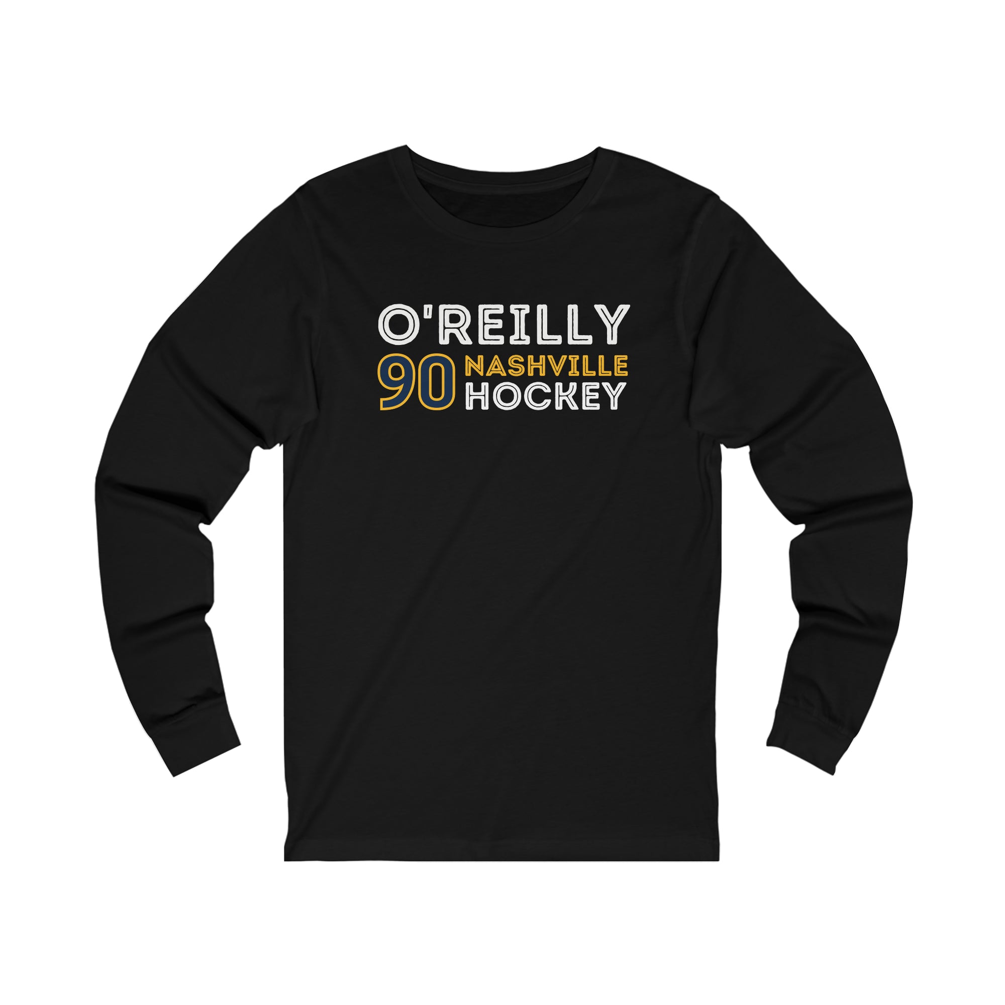 O'Reilly 90 Nashville Hockey Grafitti Wall Design Unisex Jersey Long Sleeve Shirt