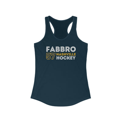 Fabbro 57 Nashville Hockey Grafitti Wall Design Women's Ideal Racerback Tank Top