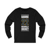 Barrie 22 Nashville Hockey Navy Blue Vertical Design Unisex Jersey Long Sleeve Shirt