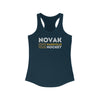 Novak 82 Nashville Hockey Grafitti Wall Design Women's Ideal Racerback Tank Top