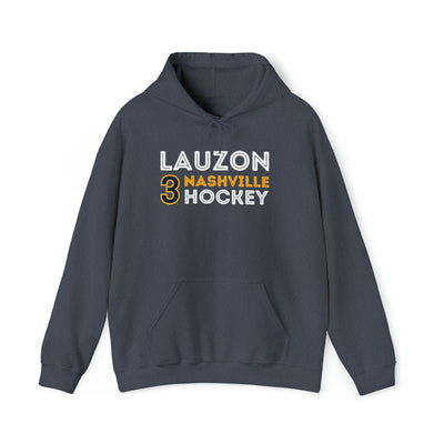 Lauzon 3 Nashville Hockey Grafitti Wall Design Unisex Hooded Sweatshirt