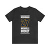 McDonagh 27 Nashville Hockey Navy Blue Vertical Design Unisex T-Shirt