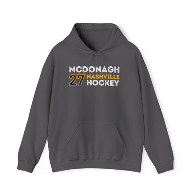 McDonagh 27 Nashville Hockey Grafitti Wall Design Unisex Hooded Sweatshirt