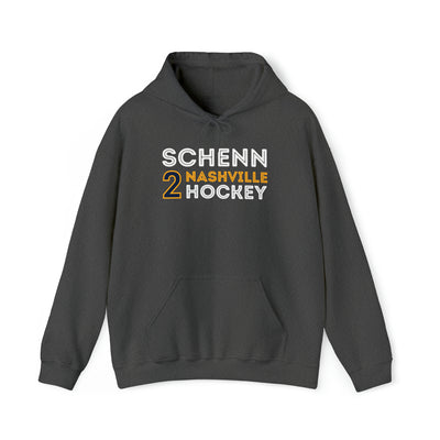 Schenn 2 Nashville Hockey Grafitti Wall Design Unisex Hooded Sweatshirt