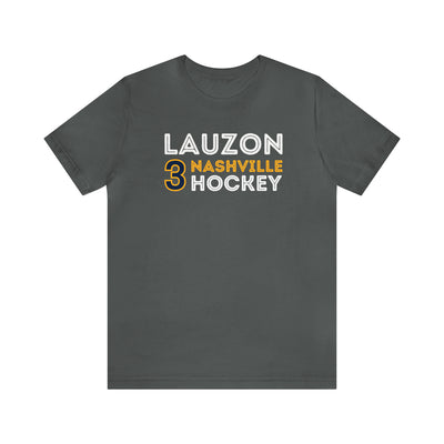 Lauzon 3 Nashville Hockey Grafitti Wall Design Unisex T-Shirt