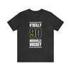 O'Reilly 90 Nashville Hockey Navy Blue Vertical Design Unisex T-Shirt