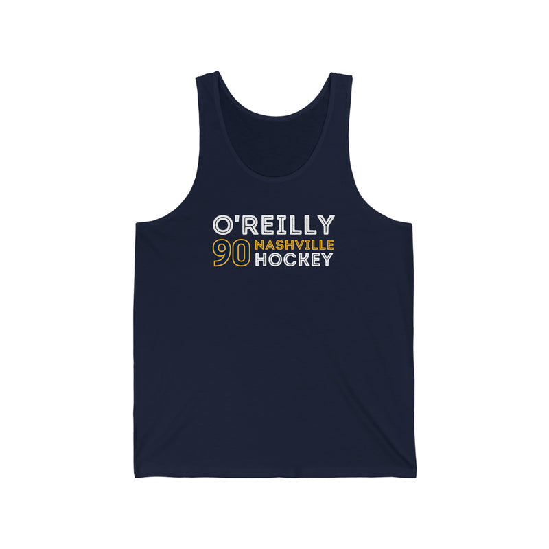 O'Reilly 90 Nashville Hockey Grafitti Wall Design Unisex Jersey Tank Top