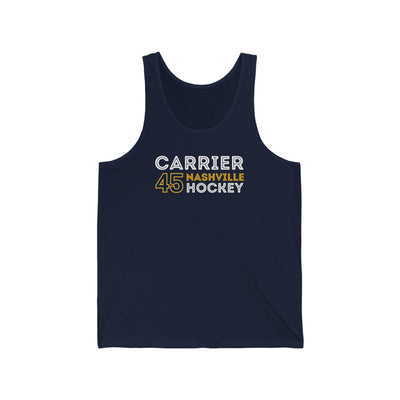 Carrier 45 Nashville Hockey Grafitti Wall Design Unisex Jersey Tank Top