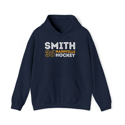 Smith 36 Nashville Hockey Grafitti Wall Design Unisex Hooded Sweatshirt