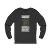 Gurianov 15 Nashville Hockey Navy Blue Vertical Design Unisex Jersey Long Sleeve Shirt