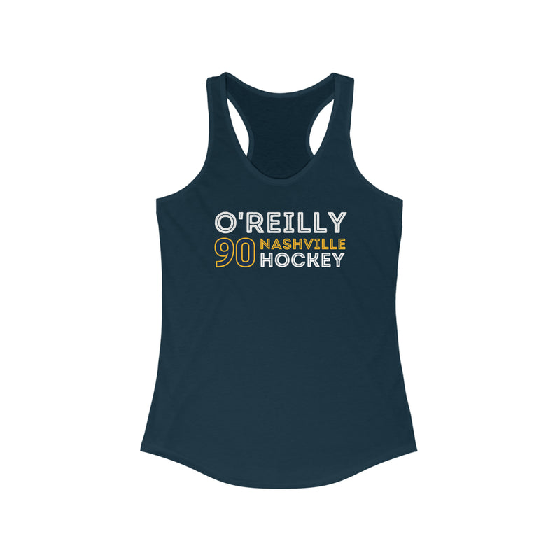 O'Reilly 90 Nashville Hockey Grafitti Wall Design Women's Ideal Racerback Tank Top