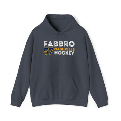 Fabbro 57 Nashville Hockey Grafitti Wall Design Unisex Hooded Sweatshirt
