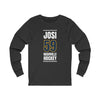Josi 59 Nashville Hockey Navy Blue Vertical Design Unisex Jersey Long Sleeve Shirt