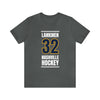 Lankinen 32 Nashville Hockey Navy Blue Vertical Design Unisex T-Shirt