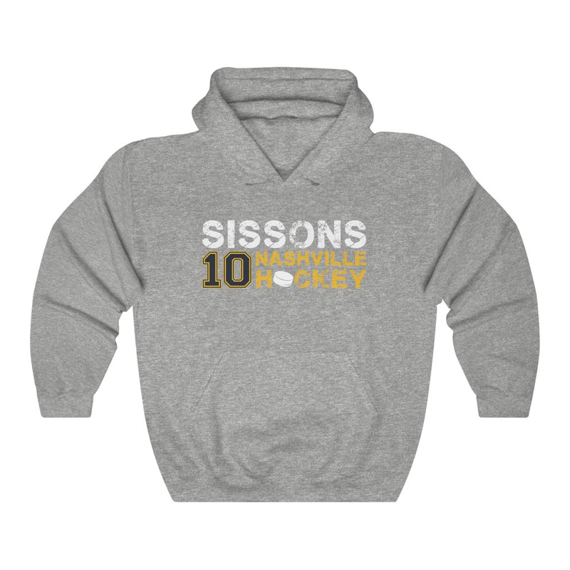 Sissons 10 Nashville Hockey Unisex Hooded Sweatshirt