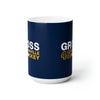 Gross 46 Nashville Hockey Ceramic Coffee Mug In Navy Blue, 15oz