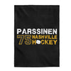 Parssinen 75 Nashville Hockey Velveteen Plush Blanket