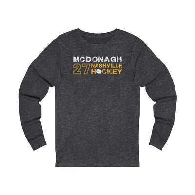 McDonagh 27 Nashville Hockey Unisex Jersey Long Sleeve Shirt