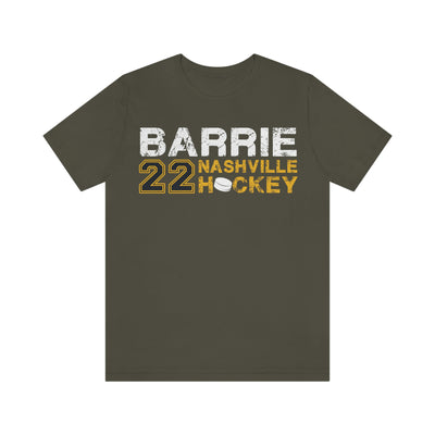 Barrie 22 Nashville Hockey Unisex Jersey Tee