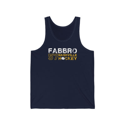 Fabbro 57 Nashville Hockey Unisex Jersey Tank Top