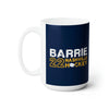 Barrie 22 Nashville Hockey Ceramic Coffee Mug In Navy Blue, 15oz