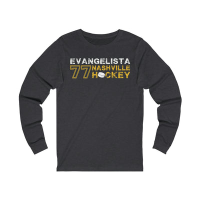 Evangelista 77 Nashville Hockey Unisex Jersey Long Sleeve Shirt