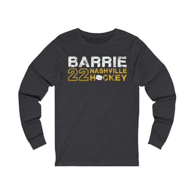 Barrie 22 Nashville Hockey Unisex Jersey Long Sleeve Shirt