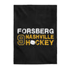 Forsberg 9 Nashville Hockey Velveteen Plush Blanket
