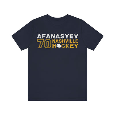 Afanasyev 70 Nashville Hockey Unisex Jersey Tee