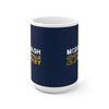 McDonagh 27 Nashville Hockey Ceramic Coffee Mug In Navy Blue, 15oz
