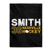 Smith 36 Nashville Hockey Velveteen Plush Blanket