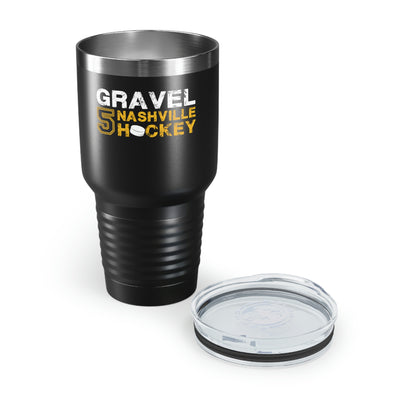 Gravel 5 Nashville Hockey Ringneck Tumbler, 30 oz