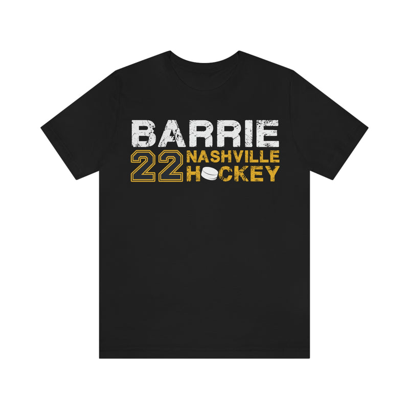 Barrie 22 Nashville Hockey Unisex Jersey Tee