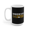 Sherwood 44 Nashville Hockey Ceramic Coffee Mug In Black, 15oz