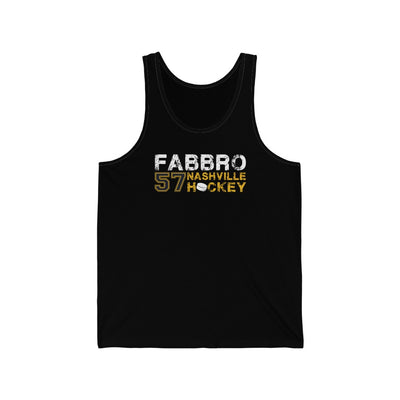 Fabbro 57 Nashville Hockey Unisex Jersey Tank Top