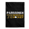 Parssinen 75 Nashville Hockey Velveteen Plush Blanket