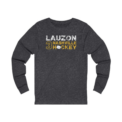 Lauzon 3 Nashville Hockey Unisex Jersey Long Sleeve Shirt