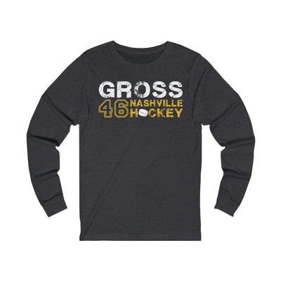 Gross 46 Nashville Hockey Unisex Jersey Long Sleeve Shirt