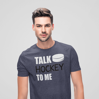 "Talk Hockey To Me" Unisex Jersey Tee