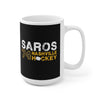 Saros 74 Nashville Hockey Ceramic Coffee Mug In Black, 15oz