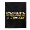 Evangelista 77 Nashville Hockey Velveteen Plush Blanket