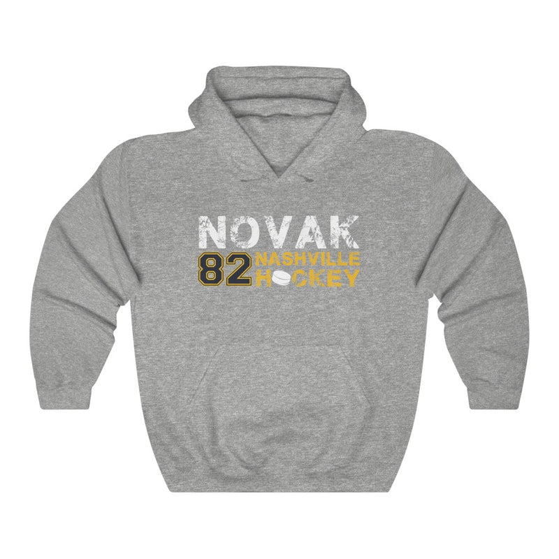 Novak 82 Nashville Hockey Unisex Hooded Sweatshirt